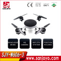 HUAJUN W606 - 3G 5.8G FPV 2 Mega Kamera 2.4G 4 Kanal 6-Achsen Gyro FPV Quadcopter SCHWARZ SJY-W606-3G